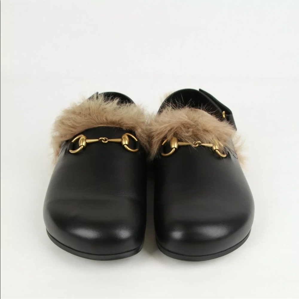 Authentic GUCCI Leather Horsebit Loafers